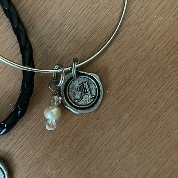 Bracelet Pair with the letter “A” - Picture 3 of 4